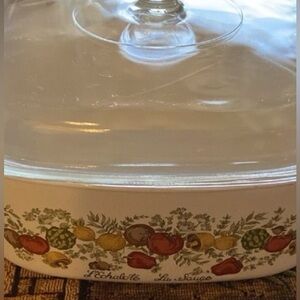 4 Quart Corning Ware deep dish for microwave/oven  LEchalote & LaSauge